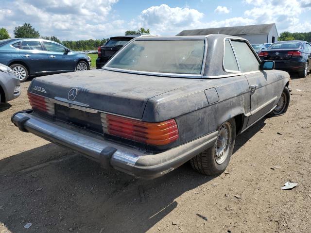 WDBBA45C4FA016350 - 1985 MERCEDES-BENZ 380 SL BLUE photo 4