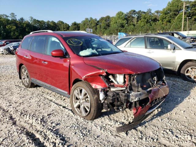 5N1AR2MN7FC660373 - 2015 NISSAN PATHFINDER RED photo 1