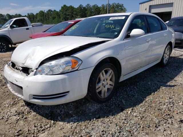 2G1WB5E33E1169003 - 2014 CHEVROLET IMPALA LIM WHITE photo 2