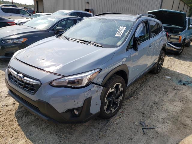 JF2GTHMC4N8200849 - 2022 SUBARU CROSSTREK BLUE photo 2