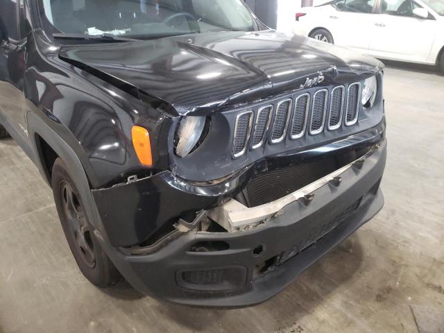 ZACCJAAT6FPB78765 - 2015 JEEP RENEGADE S BLACK photo 9