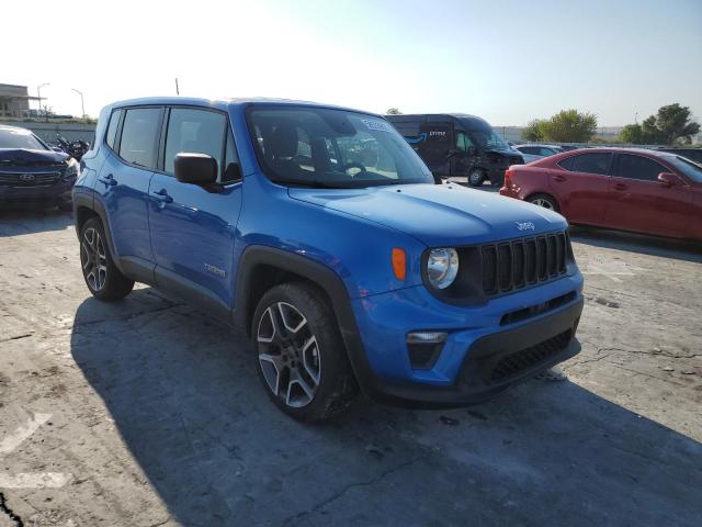 ZACNJAAB8LPM06998 - 2020 JEEP RENEGADE S BLUE photo 1