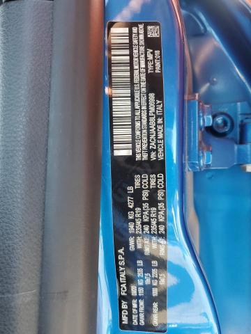 ZACNJAAB8LPM06998 - 2020 JEEP RENEGADE S BLUE photo 10