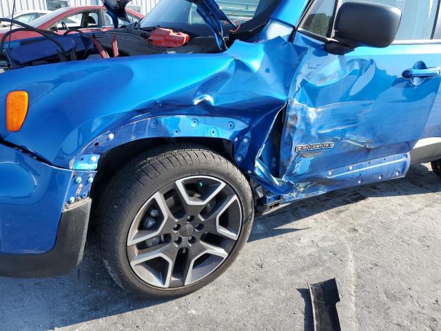 ZACNJAAB8LPM06998 - 2020 JEEP RENEGADE S BLUE photo 9