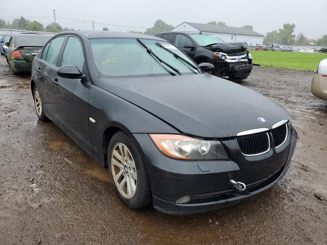 WBAVC93587KX57782 - 2007 BMW 3 SERIES BLACK photo 1