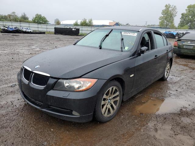 WBAVC93587KX57782 - 2007 BMW 3 SERIES BLACK photo 2