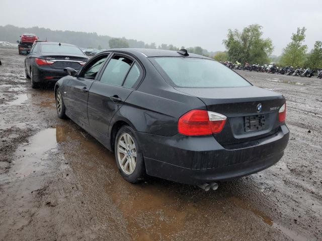 WBAVC93587KX57782 - 2007 BMW 3 SERIES BLACK photo 3