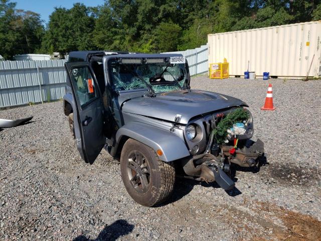 1C4AJWBG0GL322287 - 2016 JEEP WRANGLER S SILVER photo 1