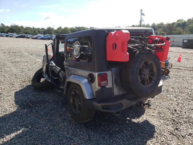 1C4AJWBG0GL322287 - 2016 JEEP WRANGLER S SILVER photo 3