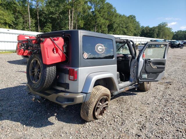 1C4AJWBG0GL322287 - 2016 JEEP WRANGLER S SILVER photo 4