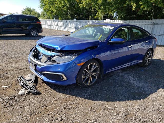 2HGFC1F96KH105753 - 2019 HONDA CIVIC TOUR BLUE photo 2