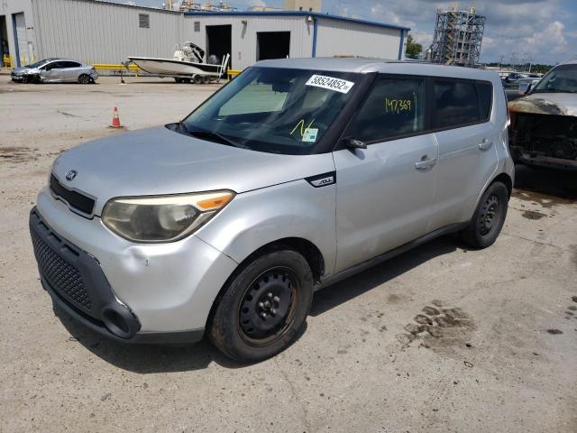 KNDJN2A21F7749357 - 2015 KIA SOUL SILVER photo 2