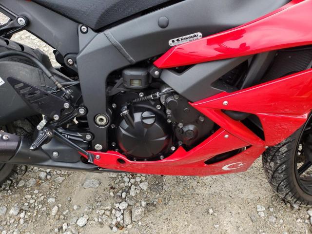 JKAZX4R11AA019121 - 2010 KAWASAKI ZX600 R RED photo 7