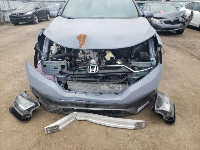 2HKRW2H95NH214657 - 2022 HONDA CR-V TOURI GRAY photo 9