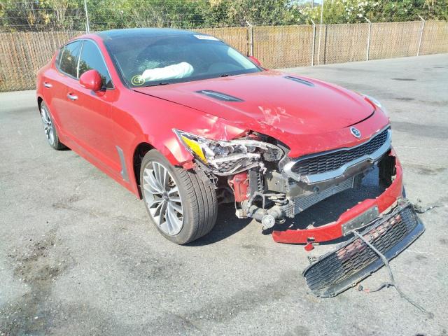 KNAE15LAXK6062328 - 2019 KIA STINGER RED photo 1