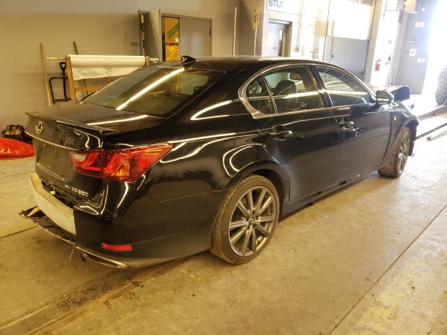 JTHCE1BL2FA003186 - 2015 LEXUS GS BLACK photo 4