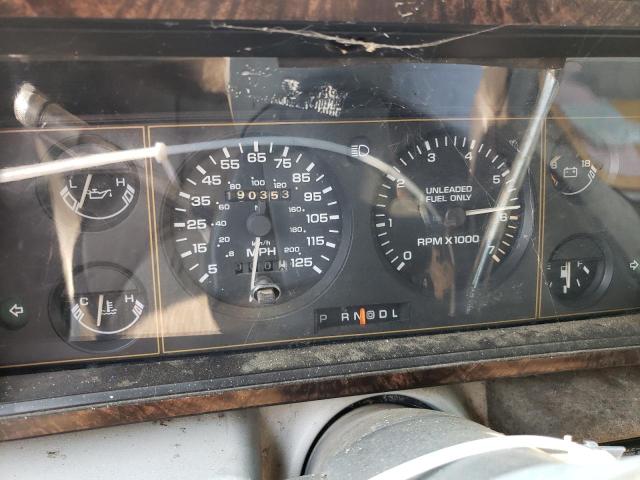 1B7GK14R9LX284599 - 1990 DODGE CARAVAN EX BLUE photo 8