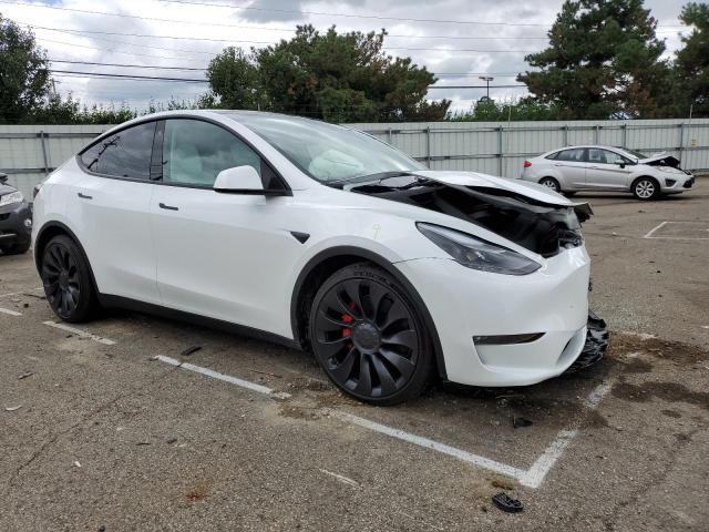 7SAYGDEFXNF517501 - 2022 TESLA MODEL Y Белый фото 1