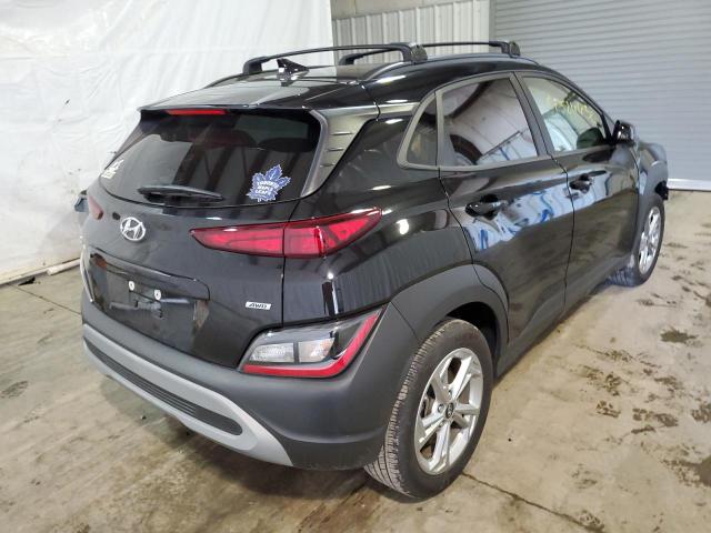 KM8K6CAB0NU756576 - 2022 HYUNDAI KONA SEL BLACK photo 4