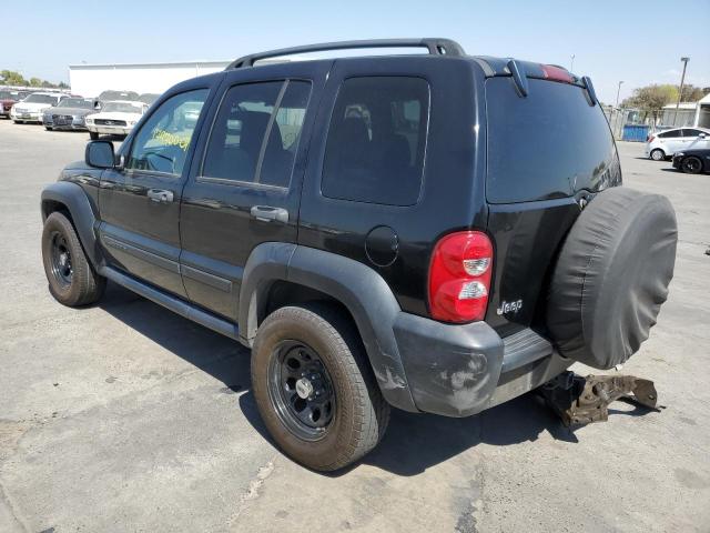 1J4GK48K67W621704 - 2007 JEEP LIBERTY SP BLACK photo 3