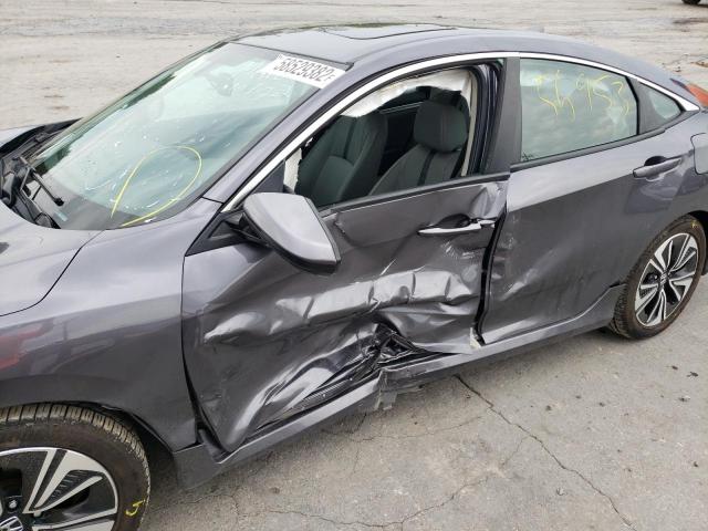 2HGFC1F73HH650686 - 2017 HONDA CIVIC EXL 石墨色 照片 9