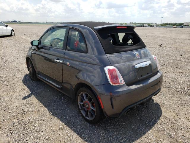 3C3CFFJH7FT668073 - 2015 FIAT 500 ABARTH GRAY photo 3