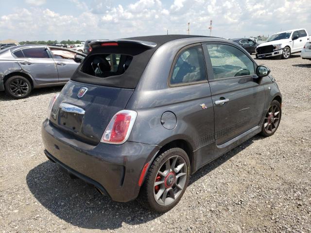 3C3CFFJH7FT668073 - 2015 FIAT 500 ABARTH GRAY photo 4