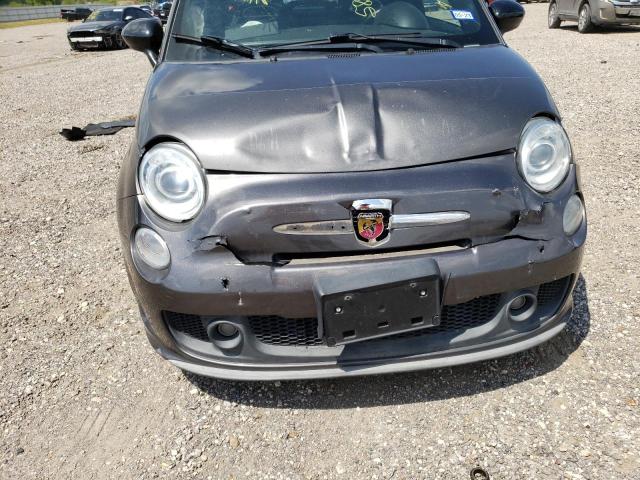 3C3CFFJH7FT668073 - 2015 FIAT 500 ABARTH GRAY photo 9