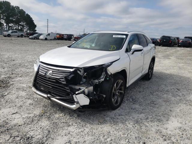 JTJDZKCAXK2018517 - 2019 LEXUS RX 350 L WHITE photo 2