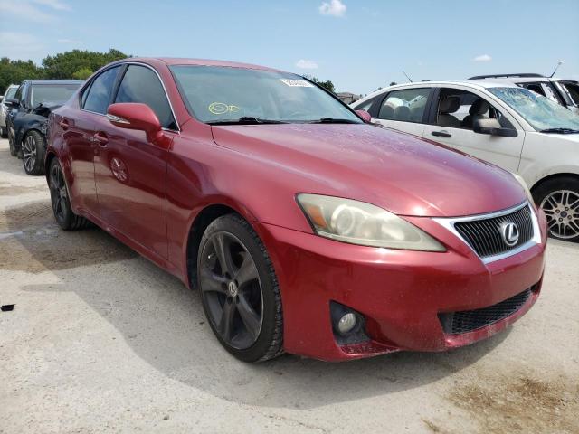 JTHBF5C22B5151346 - 2011 LEXUS IS 250 RED photo 1