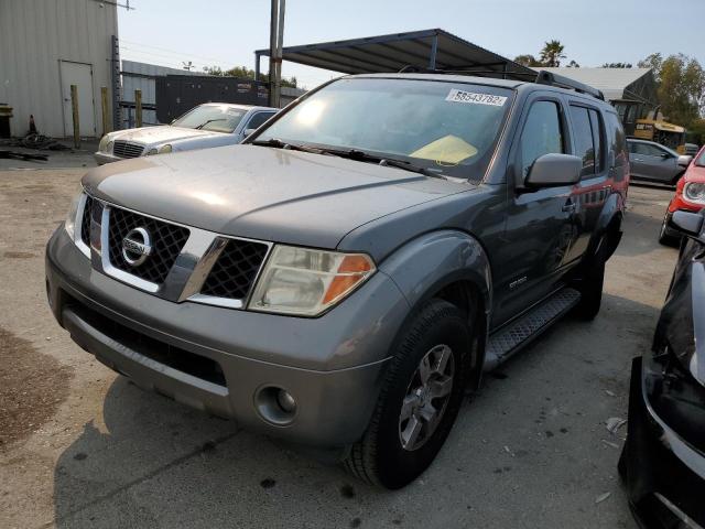 5N1AR18W86C605766 - 2006 NISSAN PATHFINDER GRAY photo 2