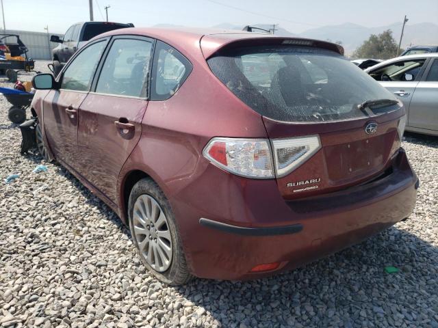 JF1GH6B61BH809660 - 2011 SUBARU IMPREZA 2. BURGUNDY photo 3