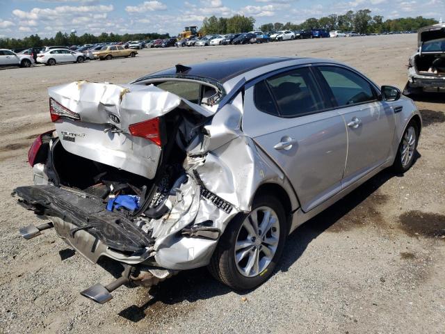 5XXGN4A75DG167882 - 2013 KIA OPTIMA SILVER photo 4