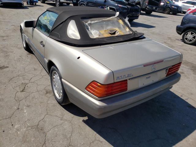 WDBFA66E7MF035617 - 1991 MERCEDES-BENZ 500 SL SILVER photo 3