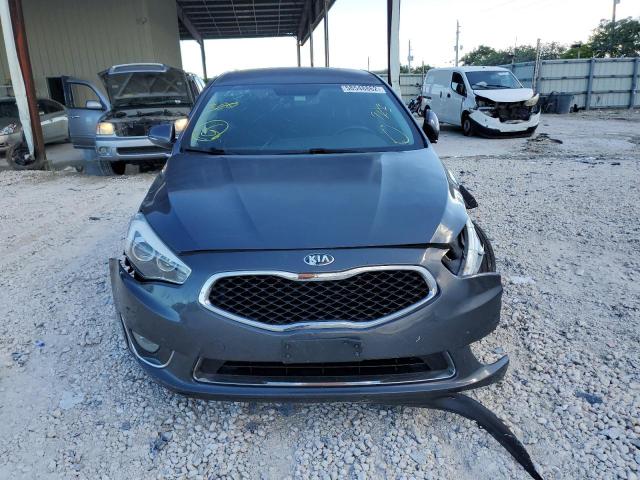 KNALN4D78E5141838 - 2014 KIA CADENZA PR GRAY photo 9