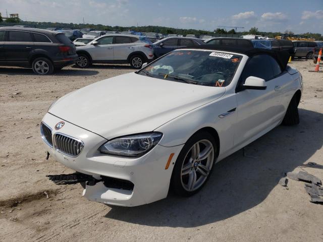 WBAYP1C55FD217019 - 2015 BMW 650 XI WHITE photo 2