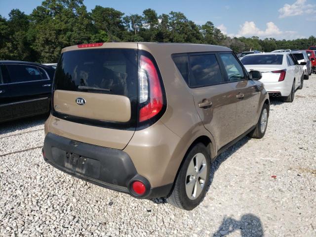 KNDJN2A24G7270030 - 2016 KIA SOUL TAN photo 4