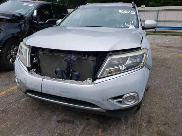 5N1AR2MN0DC646439 - 2013 NISSAN PATHFINDER SILVER photo 9