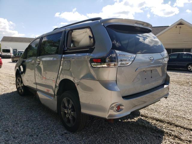 5TDXK3DC9FS657321 - 2015 TOYOTA SIENNA SPO SILVER photo 3