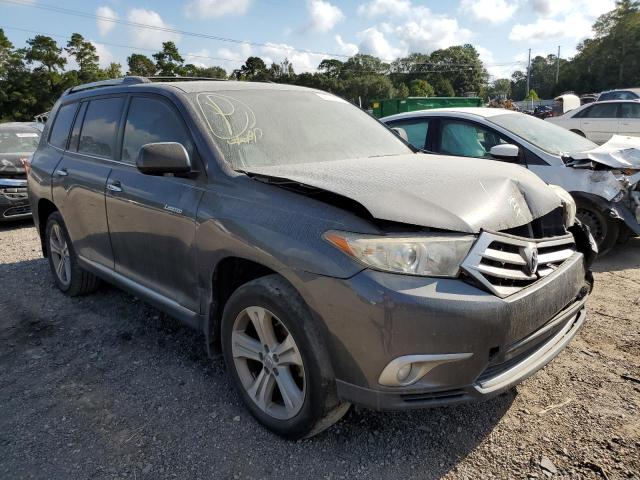 5TDYK3EH5DS135622 - 2013 TOYOTA HIGHLANDER GRAY photo 1