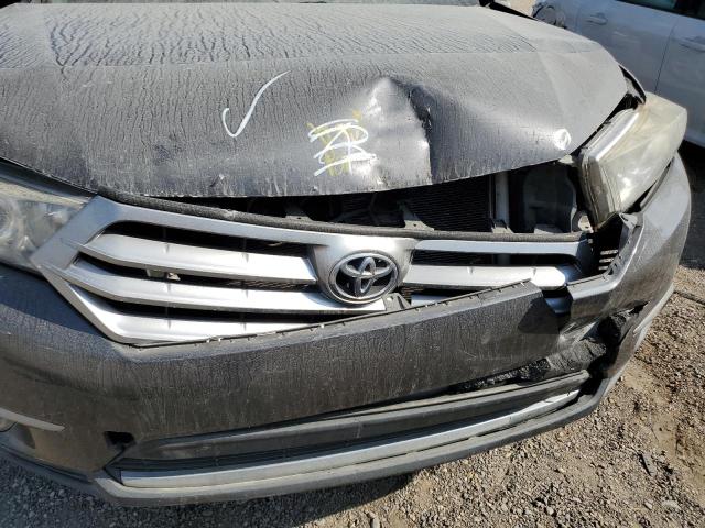 5TDYK3EH5DS135622 - 2013 TOYOTA HIGHLANDER GRAY photo 9