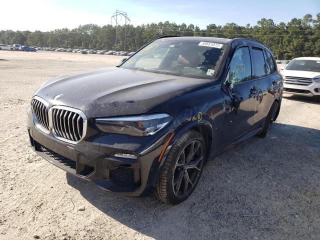 5UXCR6C55KLL07516 - 2019 BMW X5 XDRIVE4 BLACK photo 2