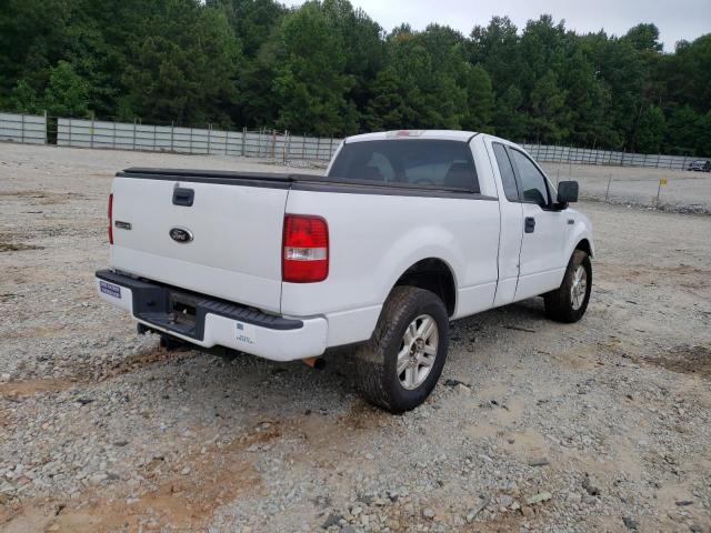 1FTRF12288KE07428 - 2008 FORD F150 WHITE photo 4