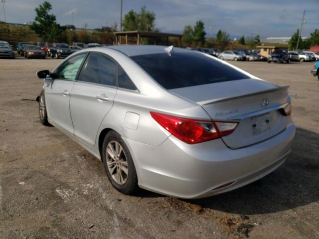 5NPEB4AC0DH778226 - 2013 HYUNDAI SONATA GLS SILVER photo 3