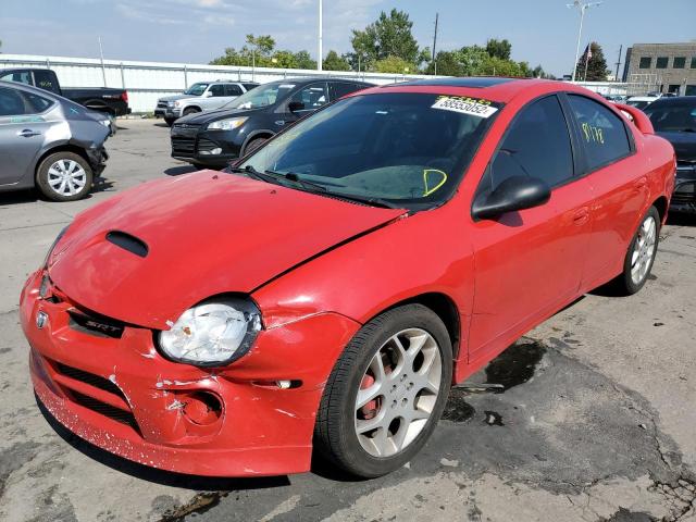 1B3AS66S55D236171 - 2005 DODGE NEON SRT-4 RED photo 2