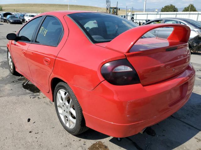 1B3AS66S55D236171 - 2005 DODGE NEON SRT-4 RED photo 3