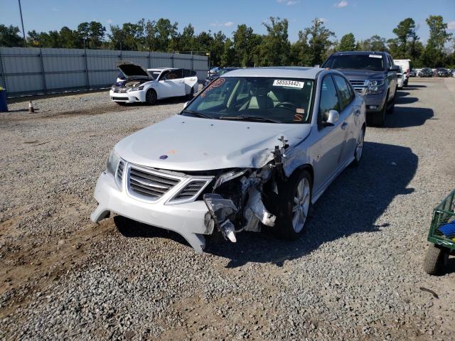 YS3FH41U681007285 - 2008 SAAB 9-3 AERO SILVER photo 2