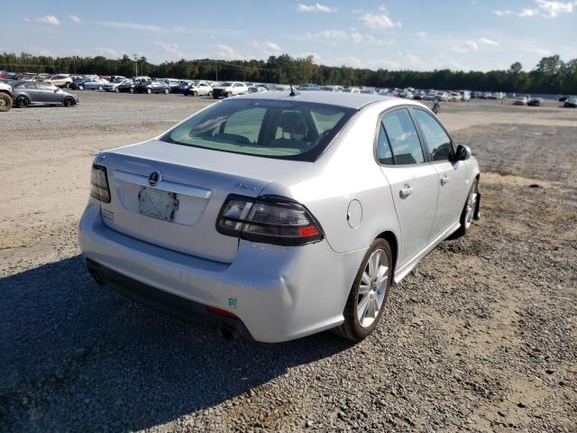 YS3FH41U681007285 - 2008 SAAB 9-3 AERO SILVER photo 4