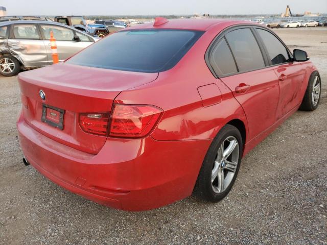 WBA3C3C51FP664463 - 2015 BMW 320 I XDRI RED photo 4