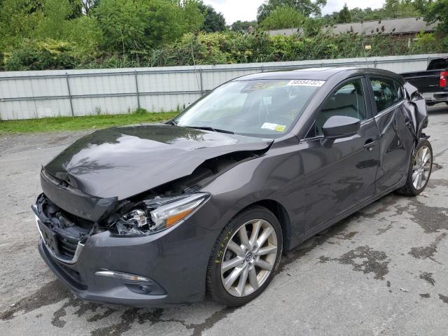 3MZBN1W34HM142259 - 2017 MAZDA 3 GRAND TO GRAY photo 2